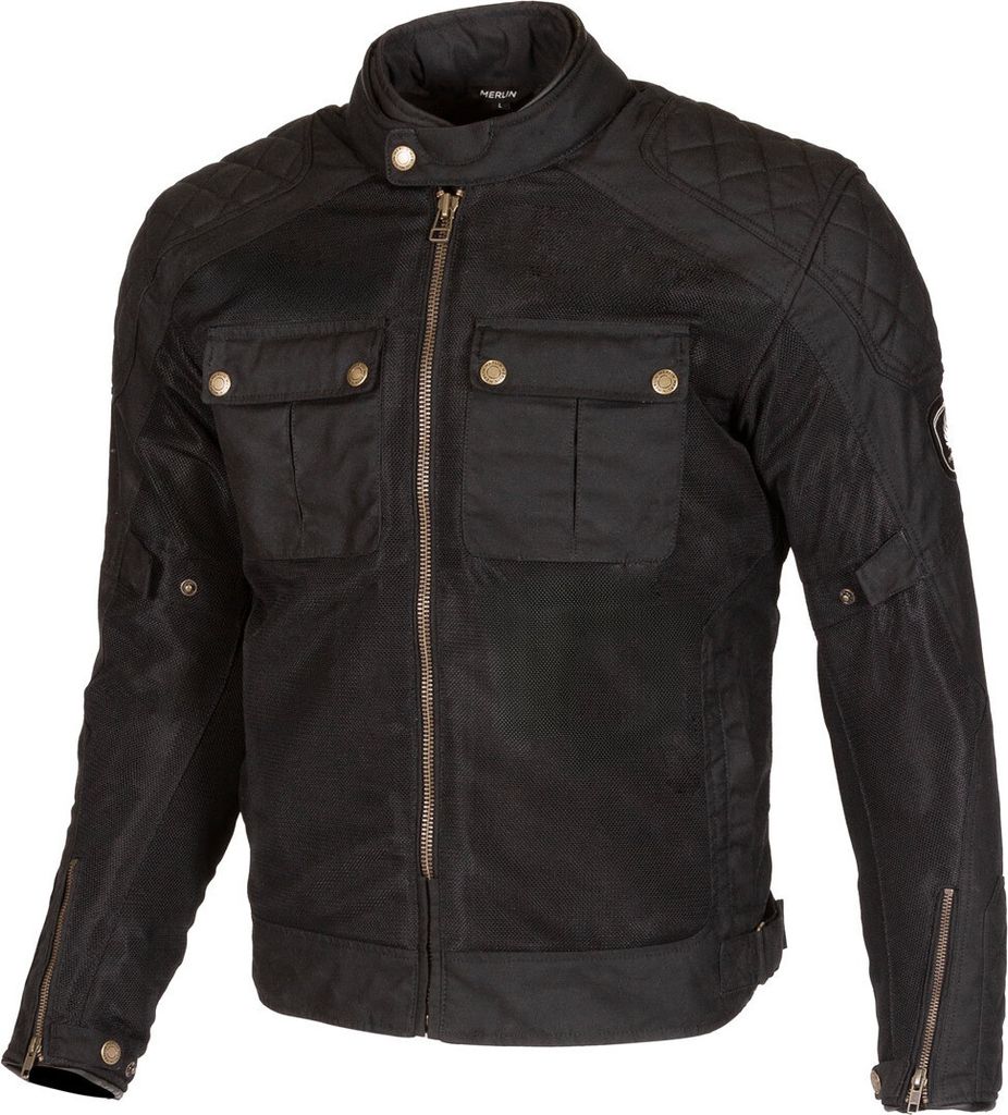 Merlin Shenstone II Cotec Air Motorrad Textiljacke, schwarz, 2XL