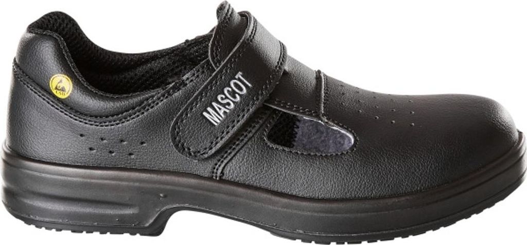 Mascot Sicherheitssandalen F0801 S1 ESD SRC W8 Gr. 37 schwarz