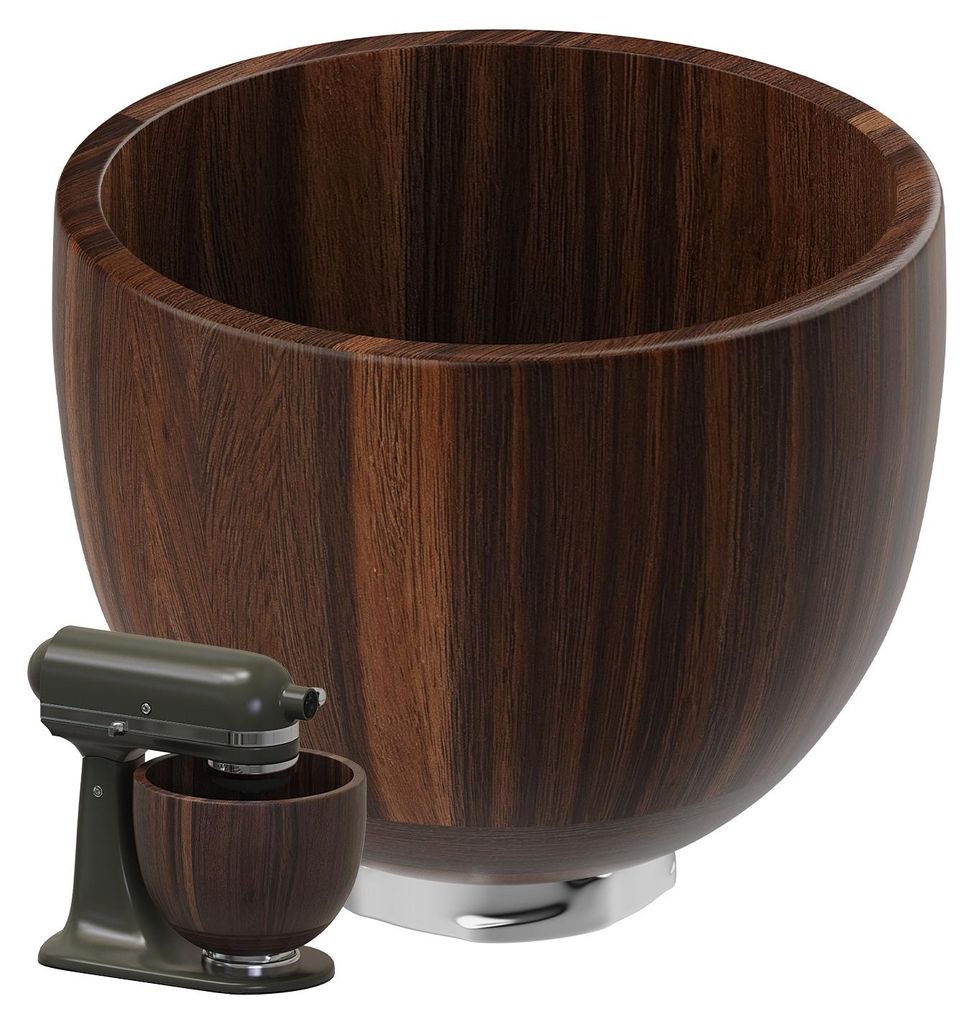 Holzschüssel für KitchenAid 4,5–5 Quart Kippkopf-Standmixer Produktbild 