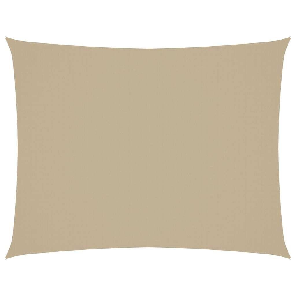 vidaXL Sonnensegel Oxford-Gewebe Rechteckig 3x6 m Beige Produktbild 