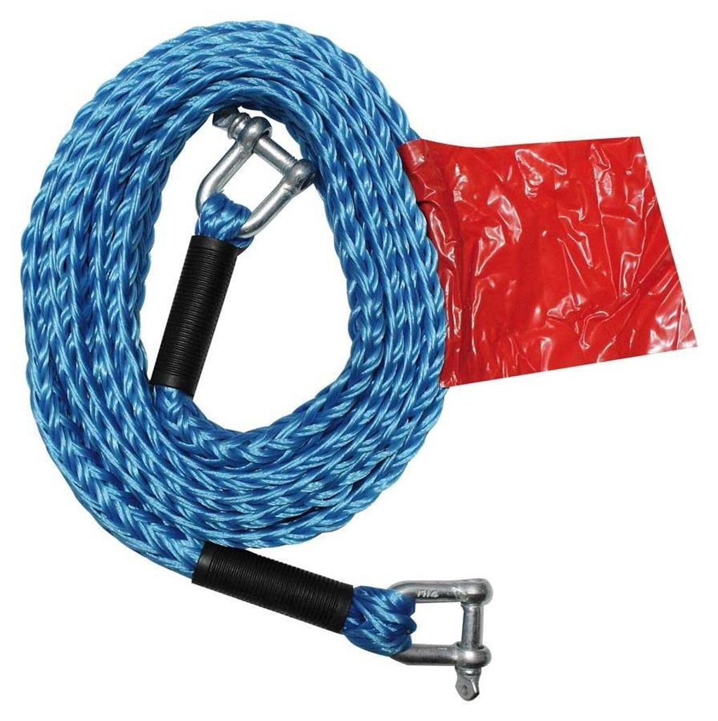 Corda di traino PETEX 3000 blu Versione con 2 moschettoni Immagine del prodotto 