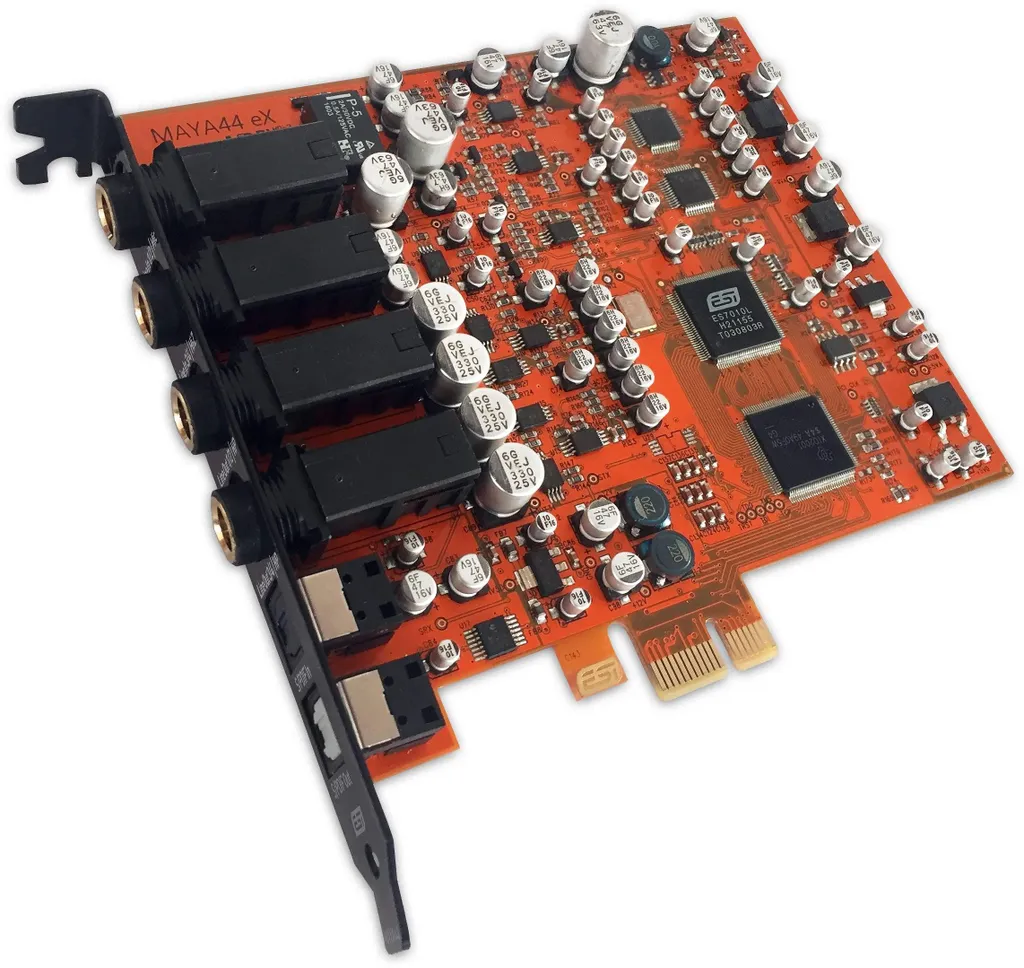 ESI MAYA44-EX Carte Son PCI Express 4 Entrées et 4 Sorties Haute Qualité