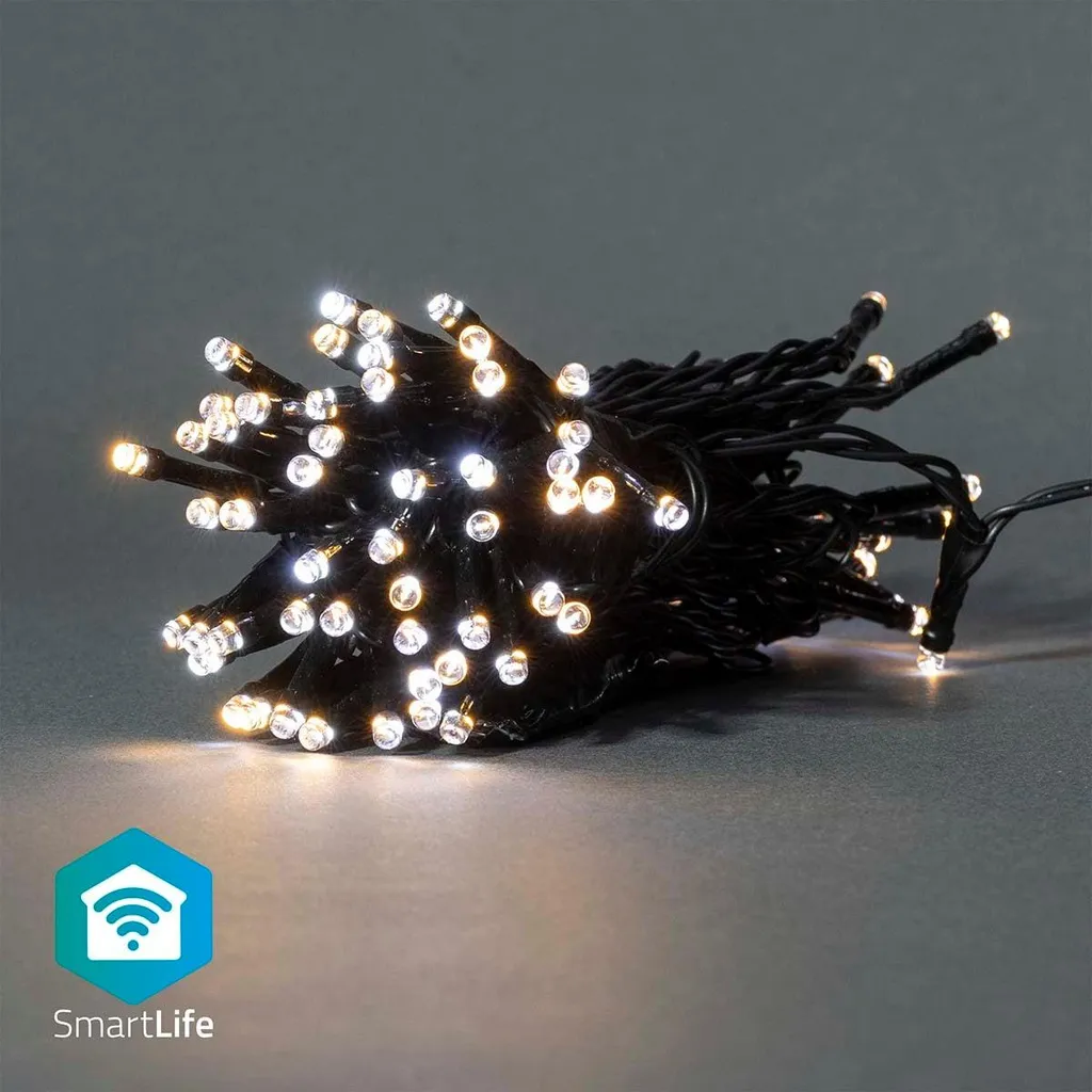 Ghirlanda Luminosa Smart Wi-Fi 50 LED Bianco Variabile 5m