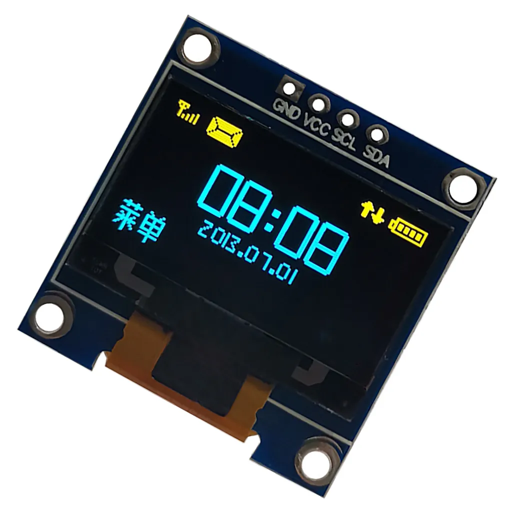 Display LED Organico I2C SSD1306 - Design Sottile per Progetti IoT - 3