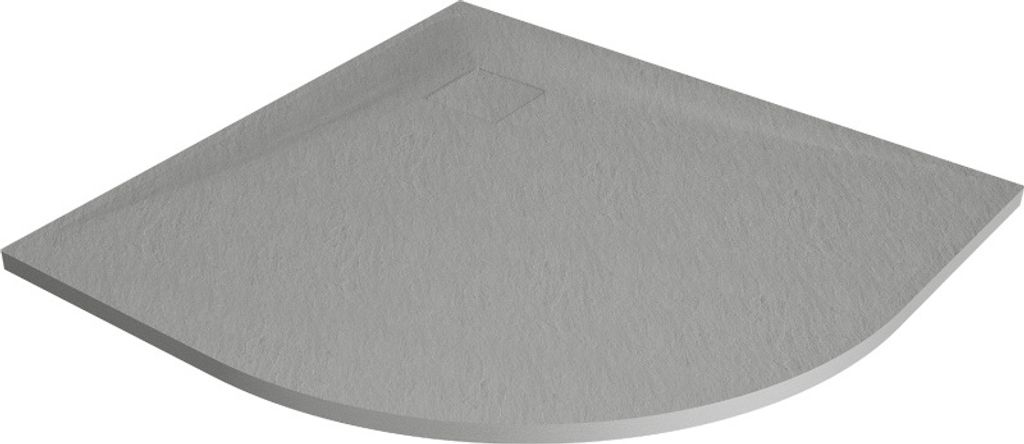 Mexen Bert Duschwanne halbkreisförmig SMC 80 x 80 cm, grau - 4KR618080