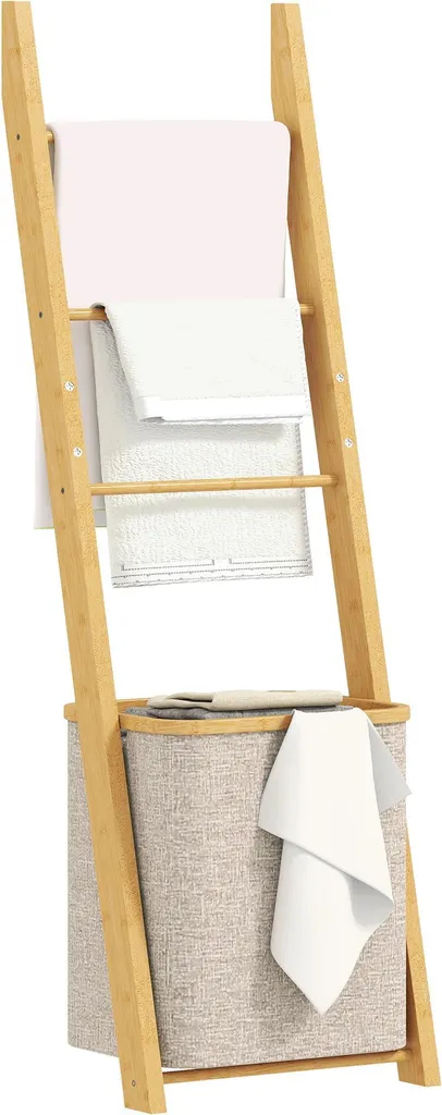 Solution de rangement salle de bain grise pour gagner de la place