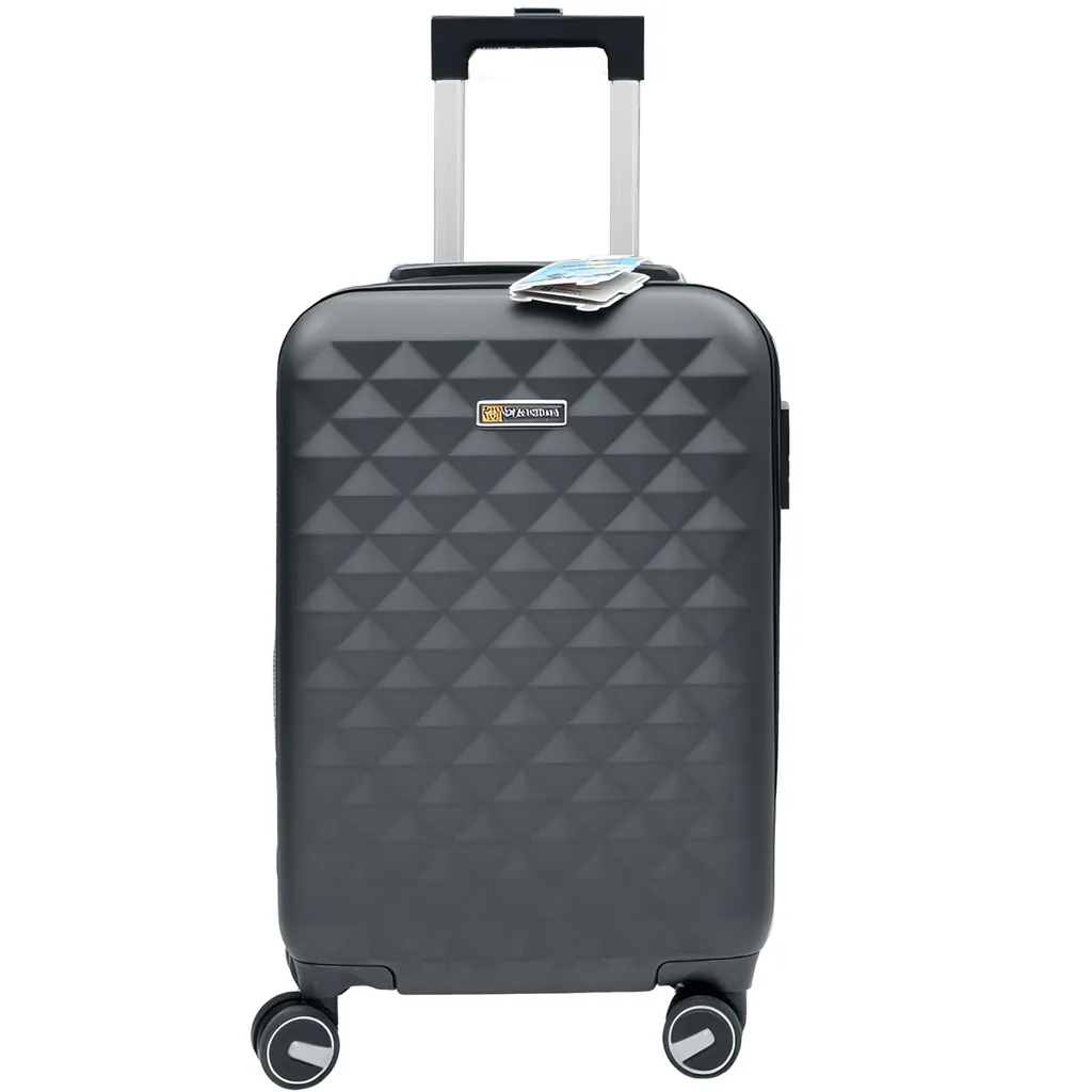 Trolley a guscio rigido Ribell Valigia a guscio rigido con 4 ruote, valigia da viaggio con chiusura TSA, trolley con manico telescopico, L/XL/XXL