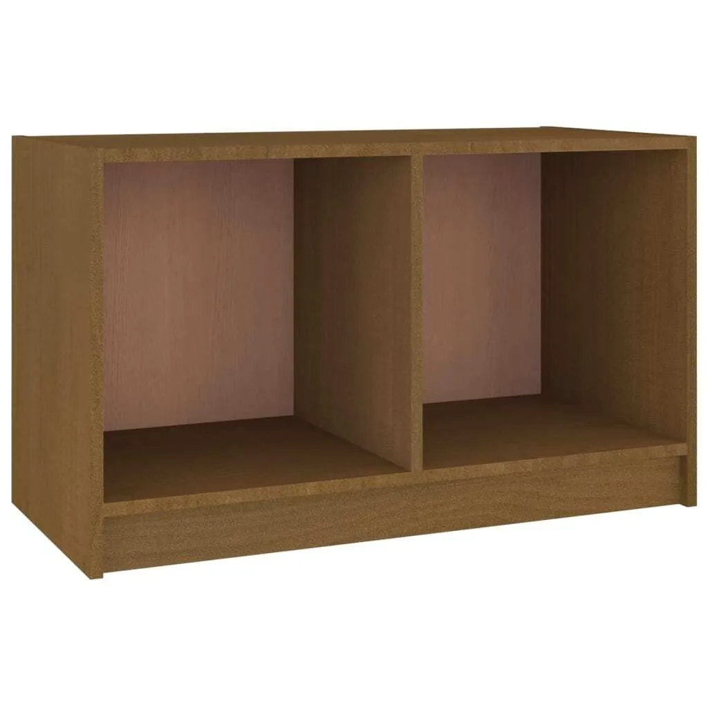 SYFAX™ Mobile Porta TV Ambra 70x33x42 cm - Vero Legno Massello Pino