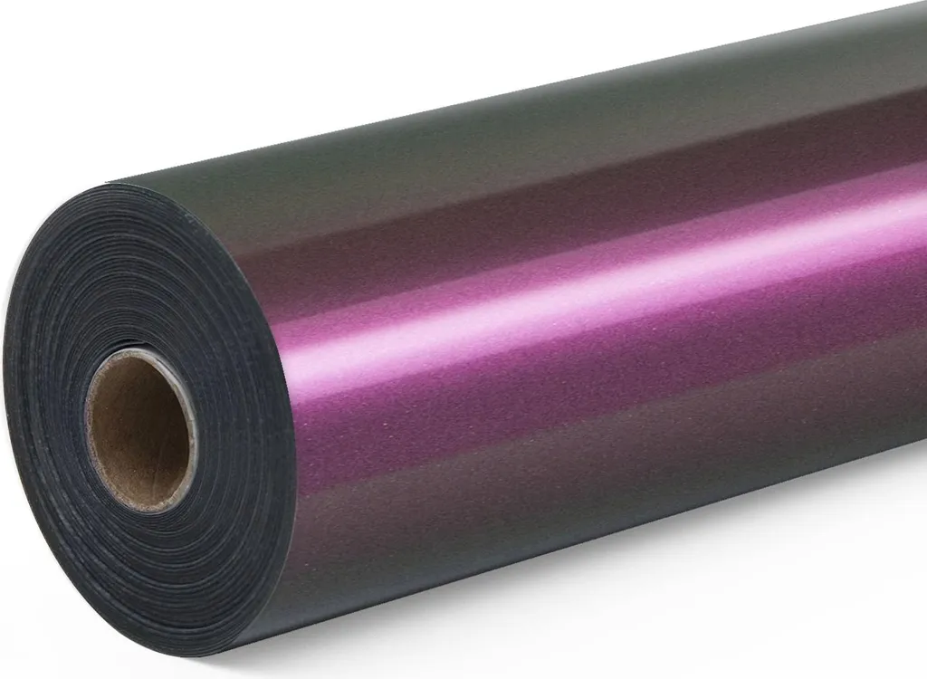 Vinyle Thermocollant Caméléon Vert et Violet pour Transfert Textile - 2
