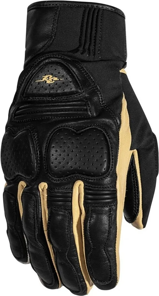 Gants moto Rusty Stitches Chris XL : Protection Anti-Abrasion Noir Sable
