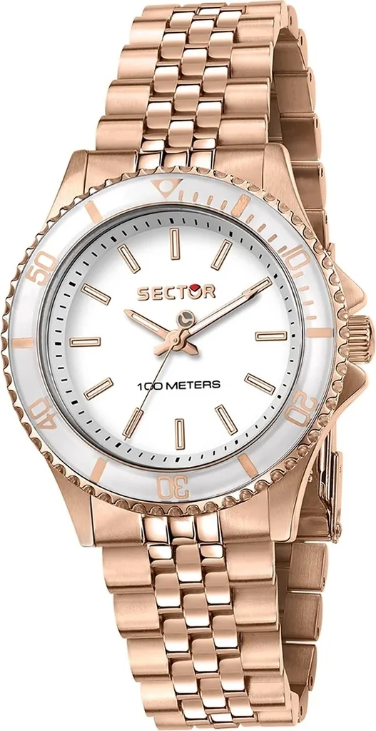 Sector orologio da donna in acciaio inossidabile analogico da polso casual oro rosa D2USE53161531
