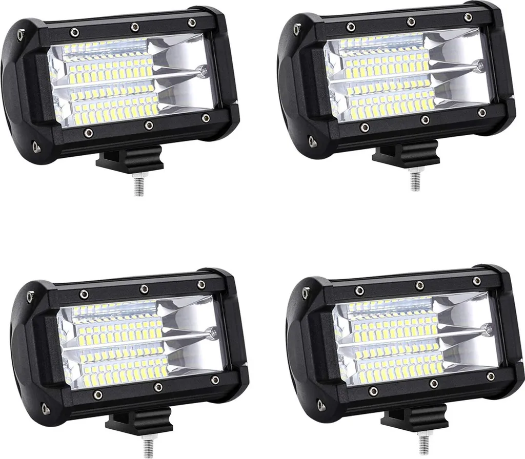 YARDIN Projecteur de travail LED 4x72W 21600LM 6000K Etanche IP67