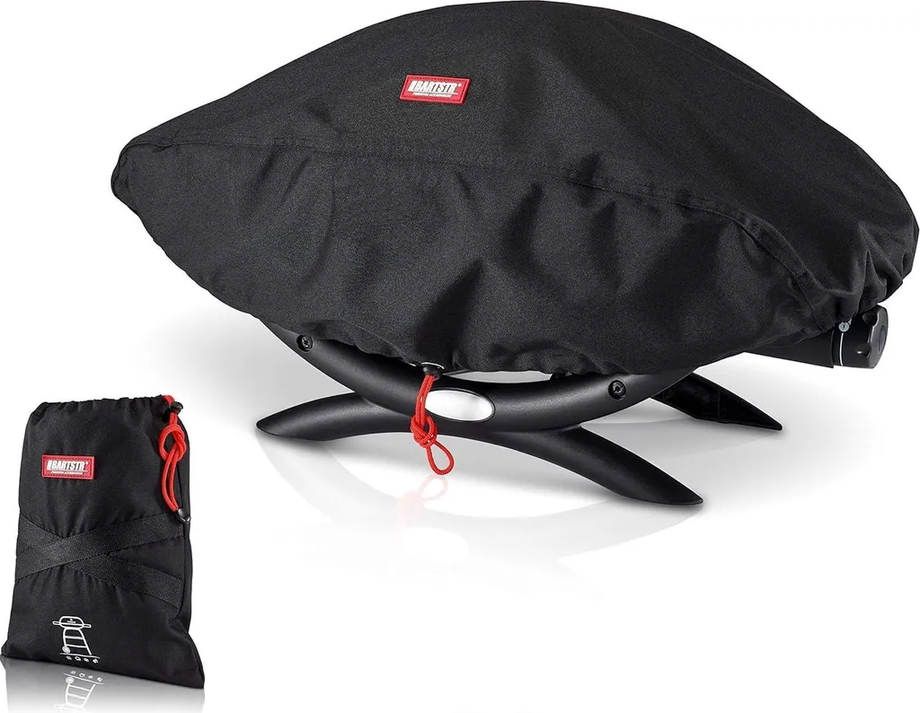 Housse de protection pour grill de jardin noire étanche - 76x40x30 cm