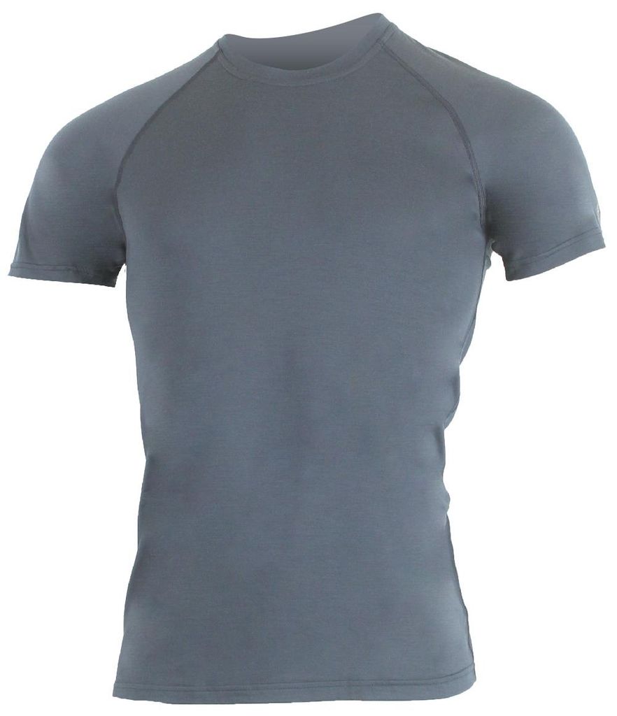 QUIDO Herren Merinowoll-Kurzarm-T-Shirt