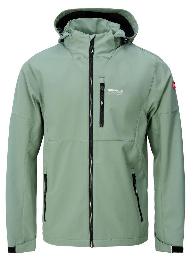 Nordberg Dustin – Softshell-Sommerjacke für Herren – Hellgrün - Größe xxl