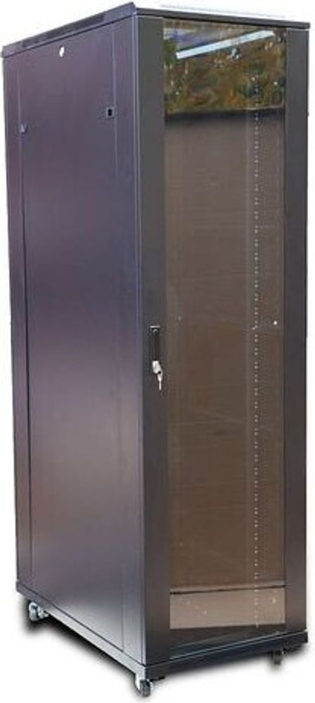 Extralink - szafa stojąca 19" 42U 600x800 Czarna flat-pack Zdjęcie produktu 