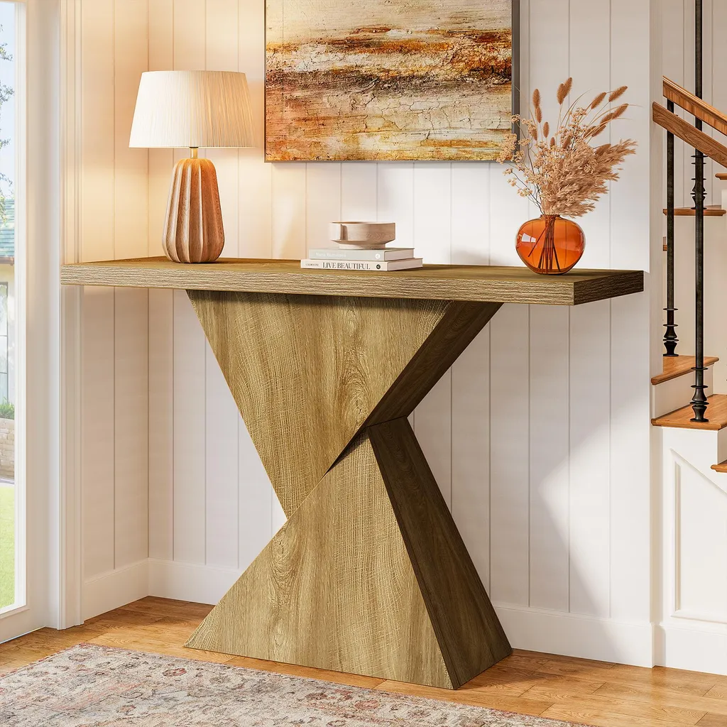 Table console étroite 105 cm Tribesigns - Solution entrée encombrée