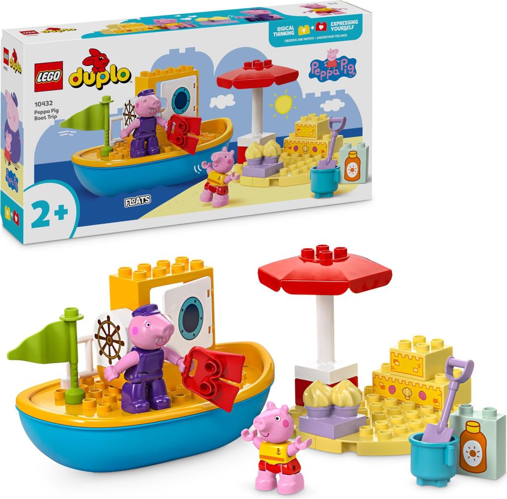 LEGO DUPLO La gita in barca di Peppa: playset con barca Immagine del prodotto 