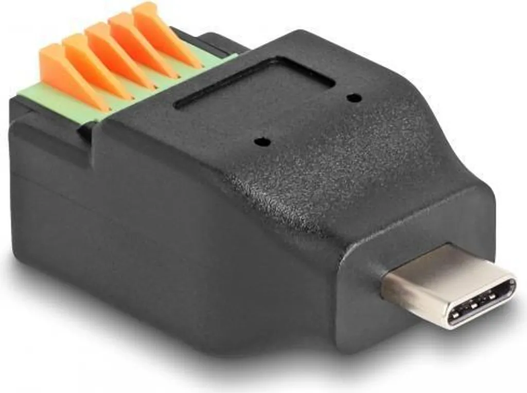 Adattatore USB C a Morsettiera 5 Pin Delock - Ricambi Elettronica