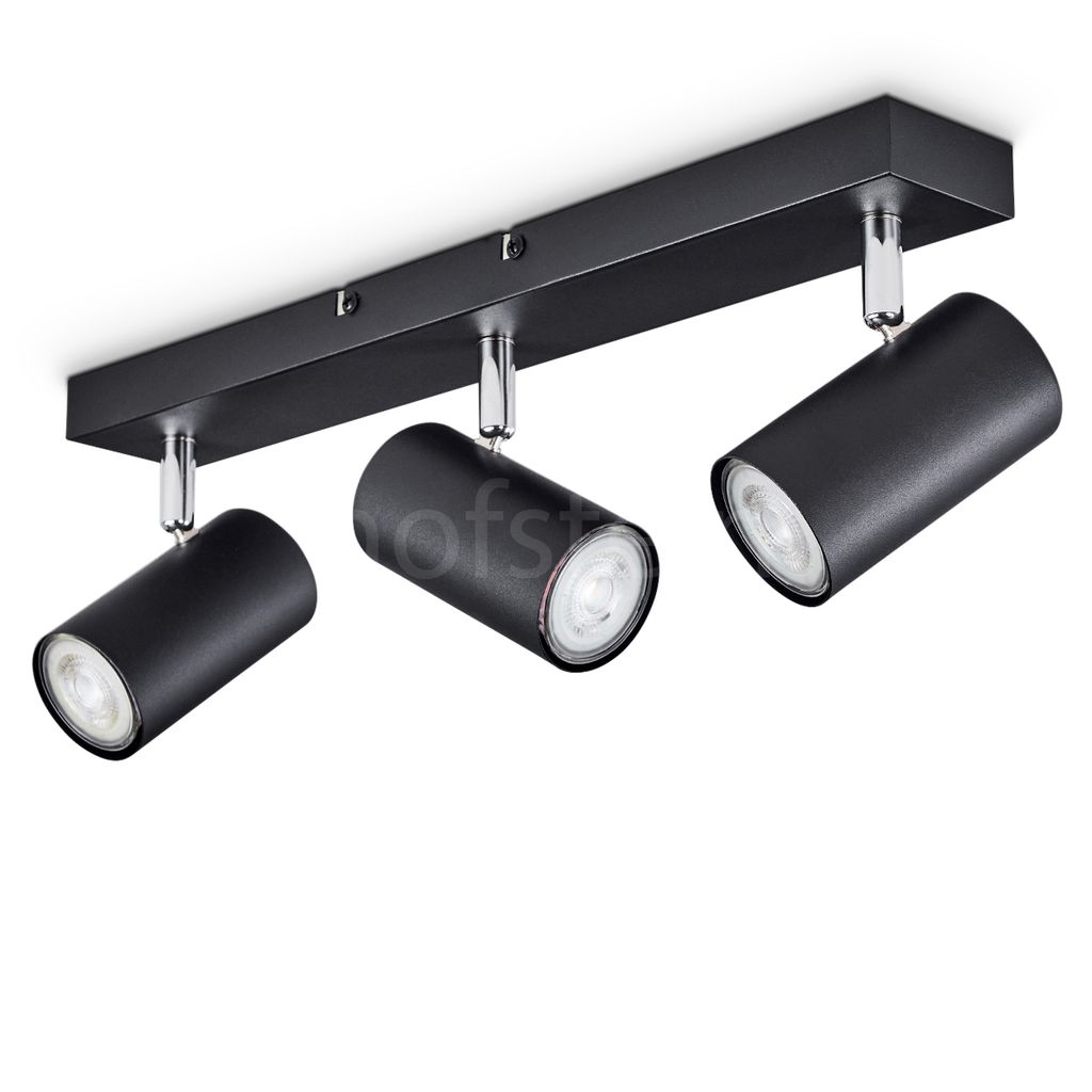 Gambellara »Gambellara« moderne Deckenlampe aus Metall in Schwarz/Chromfarben