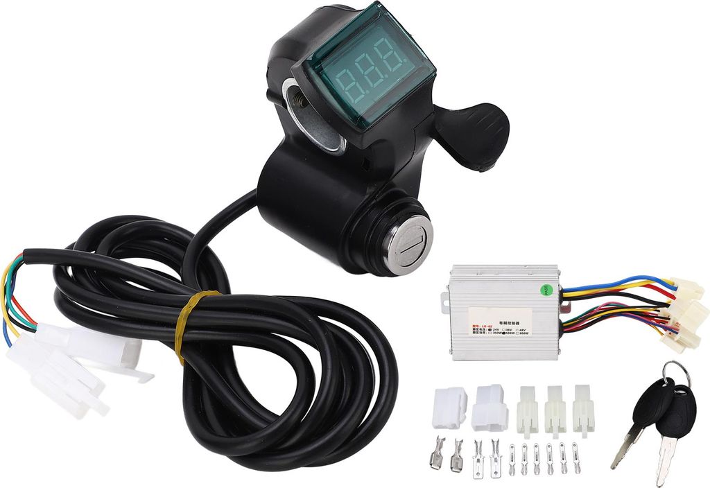 24V 500W Elektro-Fahrrad-Controller Daumengas-Set gebürstet mit für Fahrrad