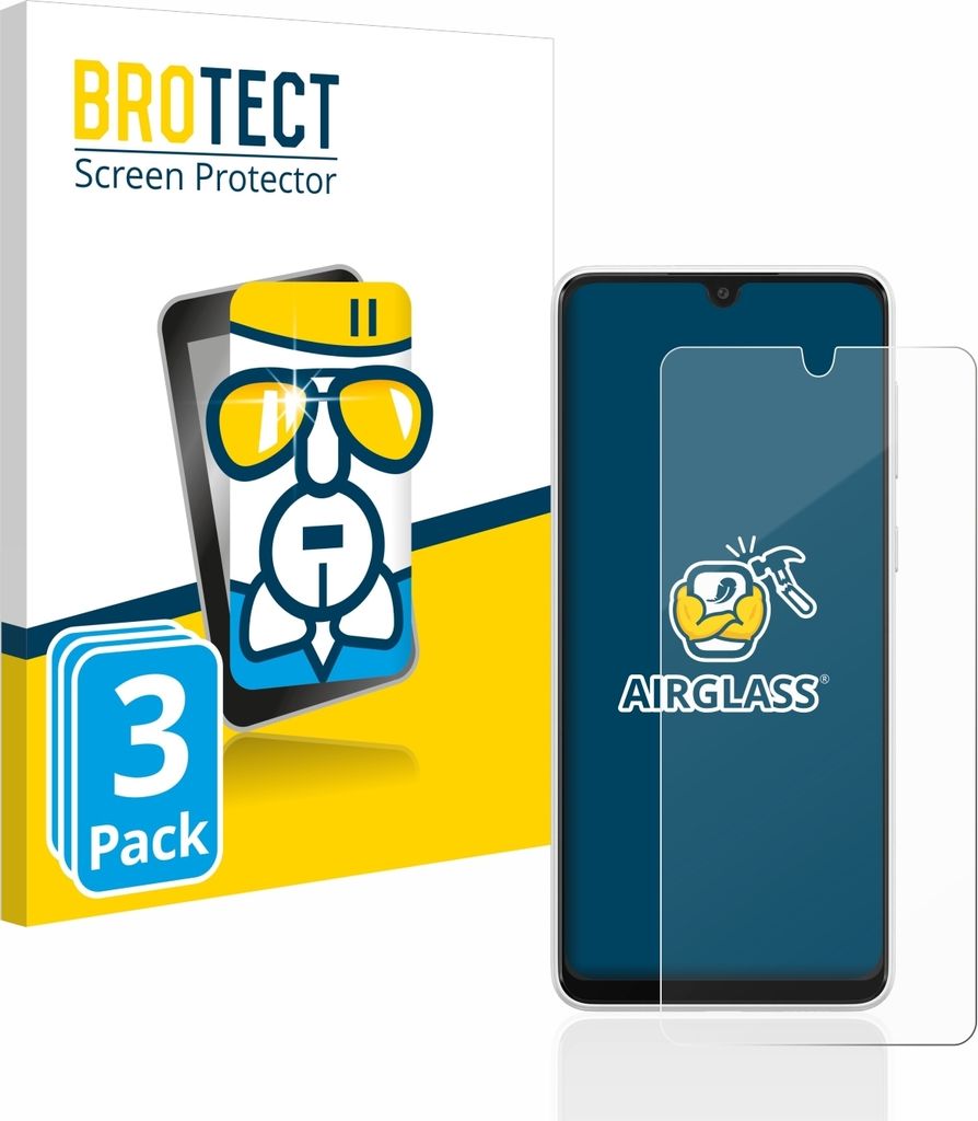 3x BROTECT Schutzglas für Samsung Galaxy A33 5G Schutzfolie Panzer Folie Glas Display Schutz klar