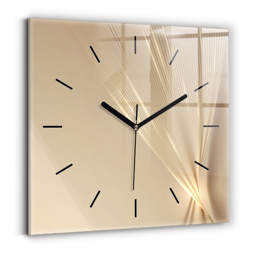 Wallfluent Wanduhr – Stilles Quarzuhrwerk - Uhr Dekoration Produktbild 
