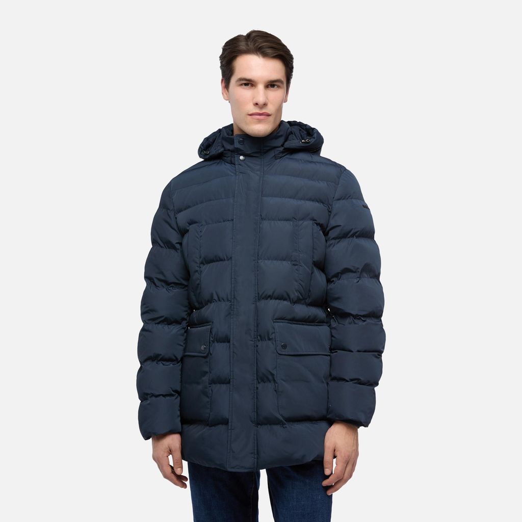 Geox Dunkelblauer Herrenparka Leitan 60