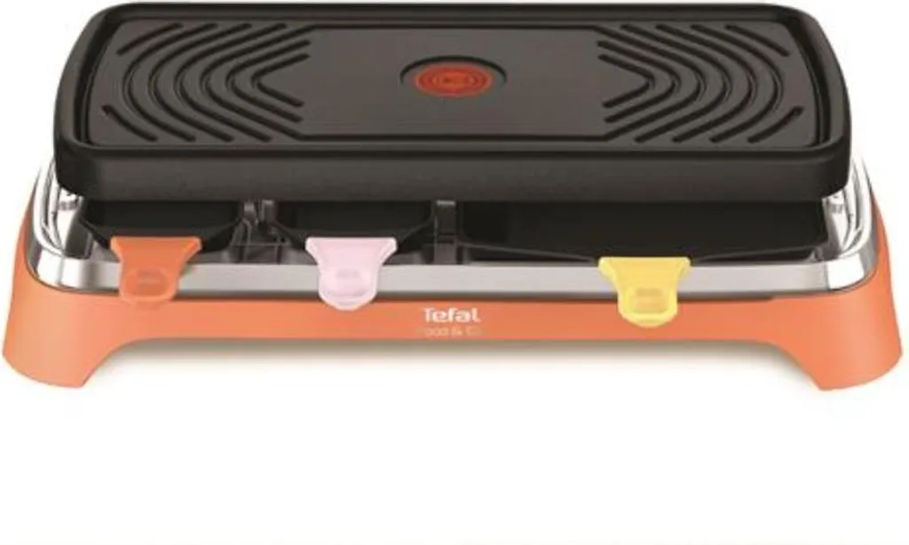 Tefal Food & Co RE651JF0 Raclette 8 Personnes Revêtement Antiadhésif