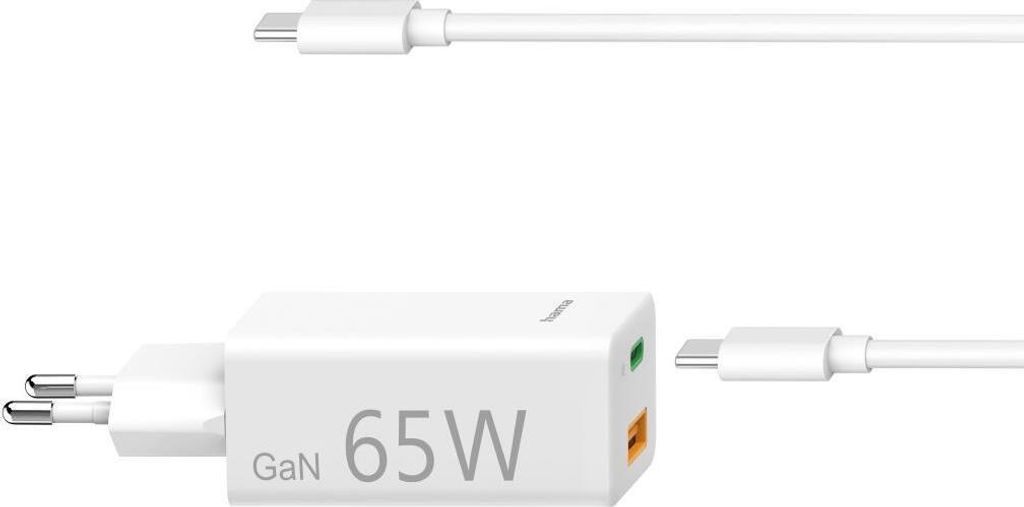 Hama 00139538 Ladegerät für Mobilgeräte Laptop - Smartphone - Tablets Weiß AC Schnellladung Drinnen (00139538)