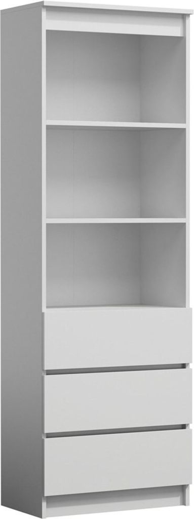 Aktenregal Standregal mit 3 Schubladen und 3 offenen Produktbild 