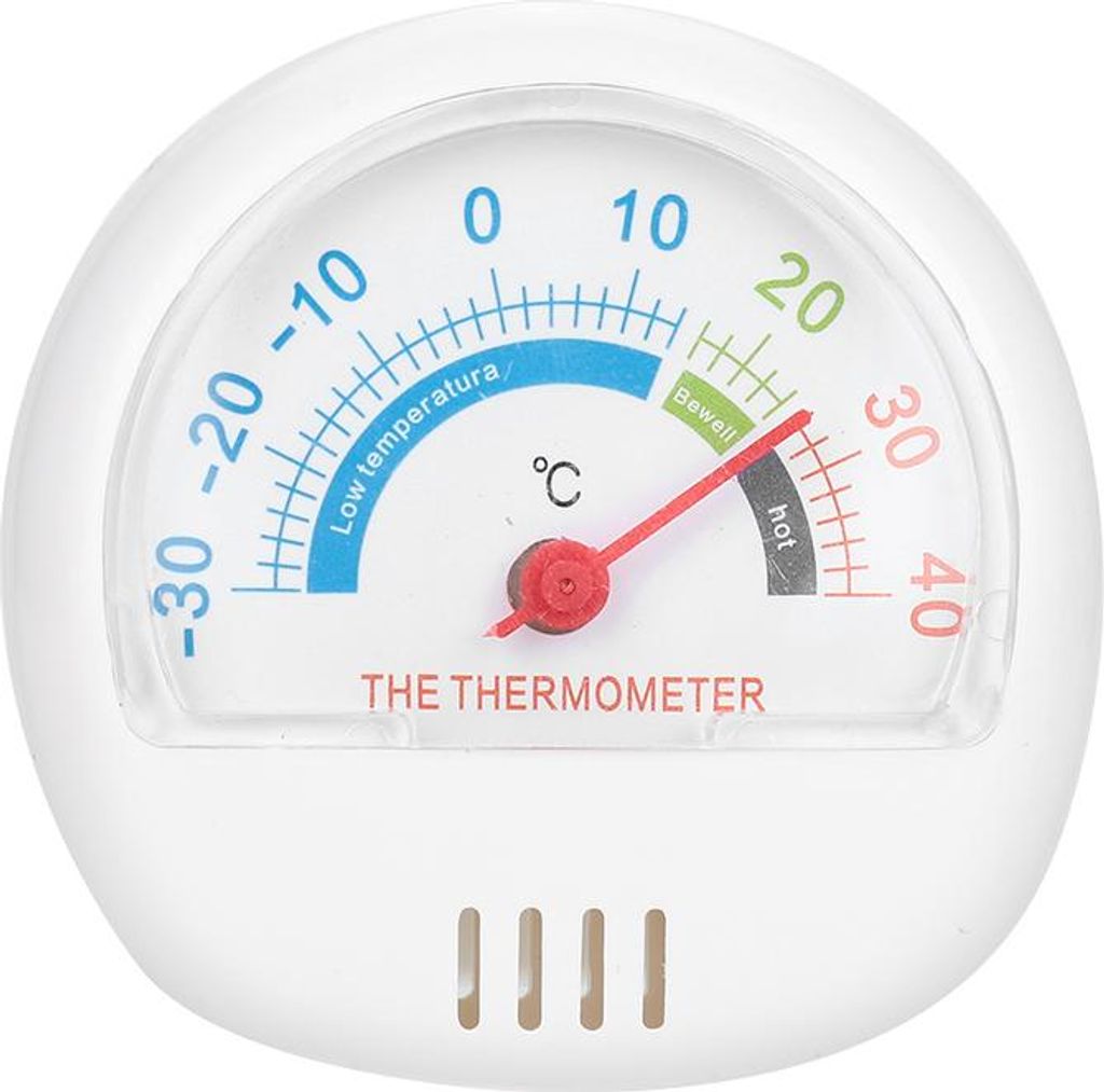 Kühlschrank-Gefrierschrank-Thermometer Großes Zeigerthermometer (mechanisch weiß)