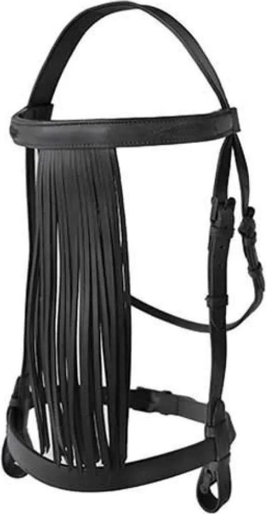 Hispano Hipica Throatlatch Eco Western Trense Schwarz Full Schwarz Full