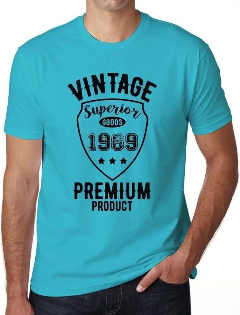 Herren Grafik T-Shirt Erstklassige Waren seit 1969 – Superior Goods Since 1969 – Geschenk 55. Geburtstag Jahrestag 55 Jahre Jubiläum 55 Jähri...