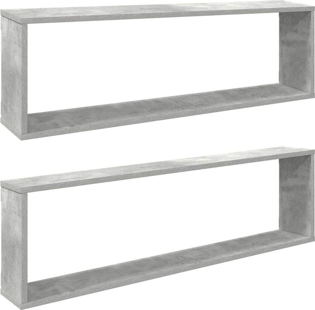 Two identical cube shelves are shown against a white background.