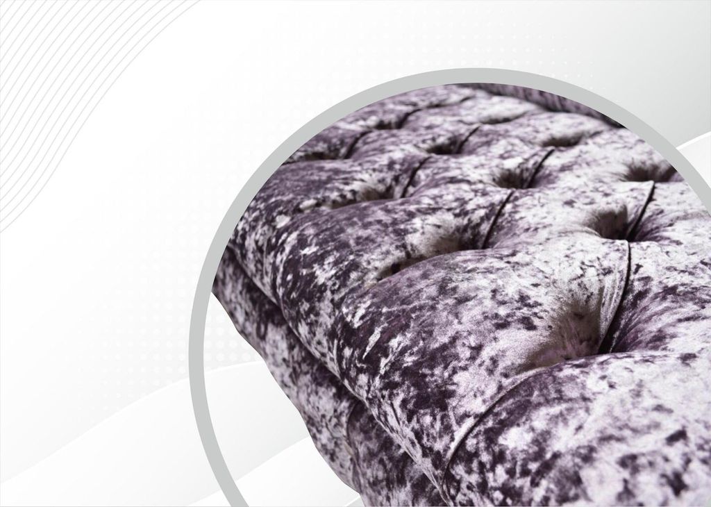 Chesterfield 3 Sitzer Violett Möbel Neu Wohnzimmer Modern Design Sofa Couchen