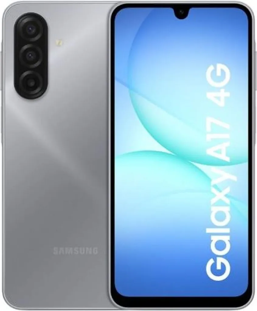 Smartphone Samsung A17 Gris idéal pour le Streaming et Photos 128 Go