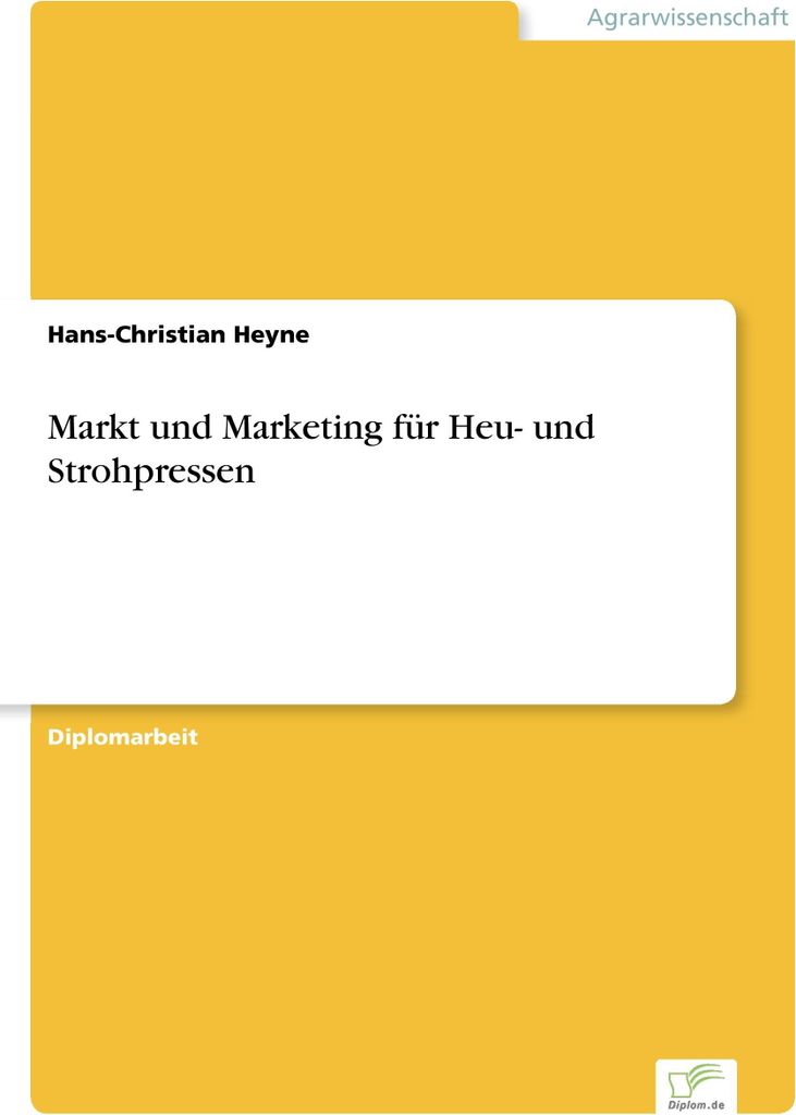 Markt und Marketing für Heu- und Strohpressen