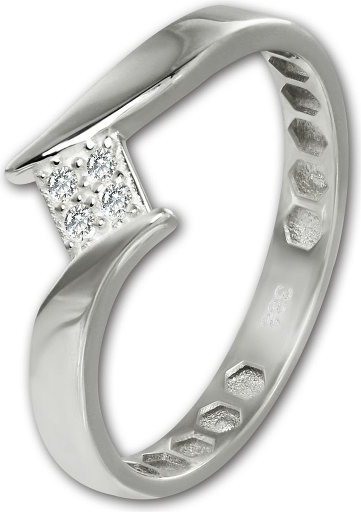 GoldDream Ring Gr. 58 18,5 GoldDream Ringe weißgoldweiß Produktbild 