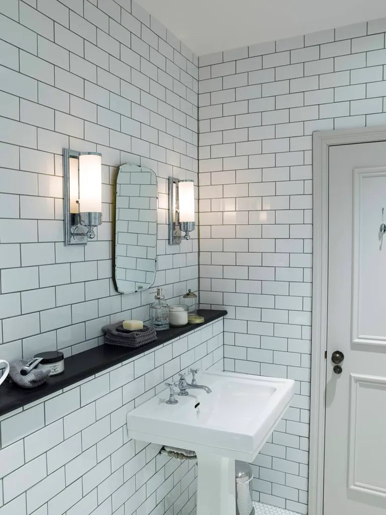 Applique IP44 Worcester Chrome Poli 36x12cm design Elstead Lighting - 6
