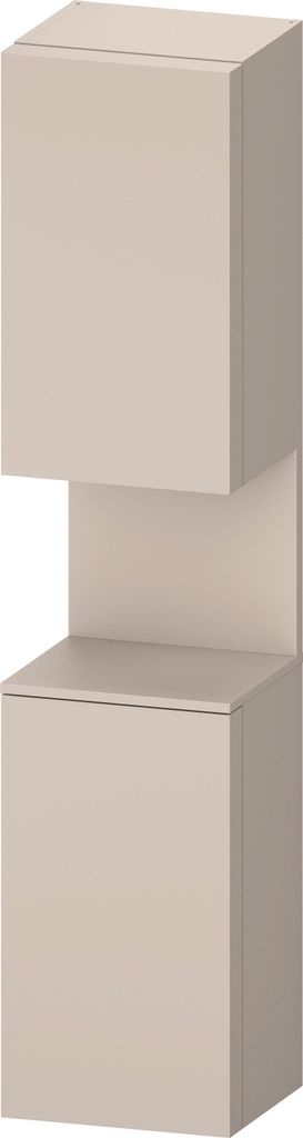 Duravit Qatego Hochschrank, Türanschlag rechts, 400x360x1760mm, Nische Taupe Matt, QA1346R91910010