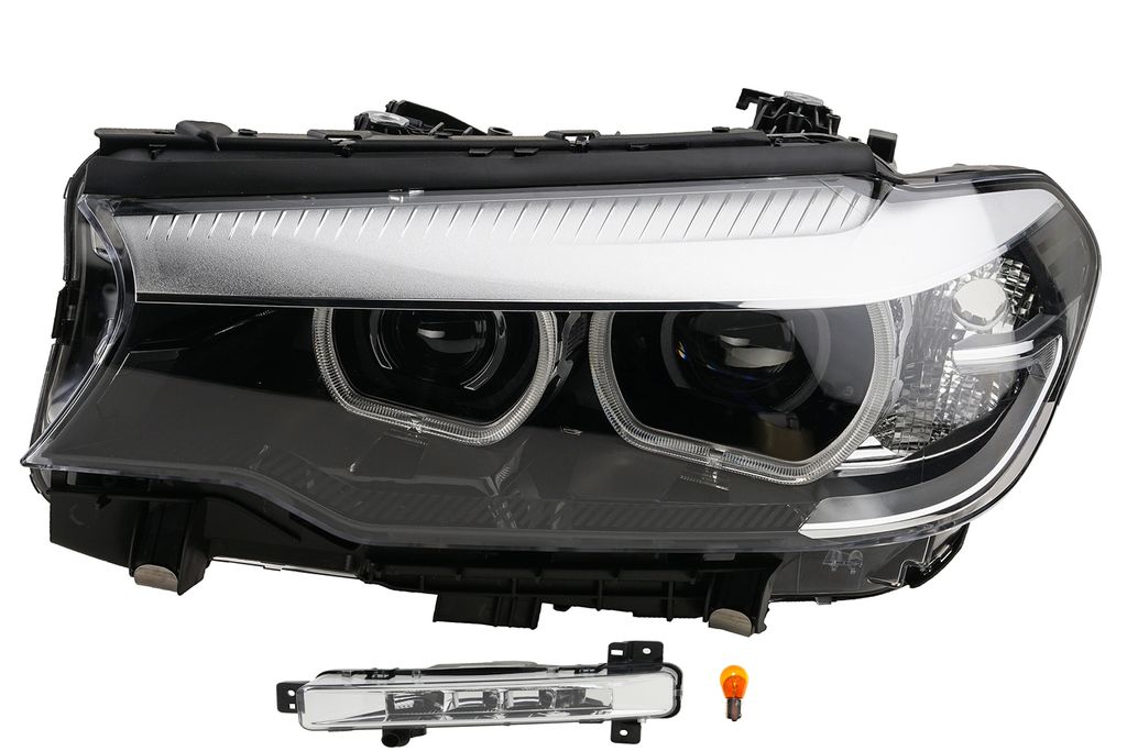 LED Scheinwerfer passend für BMW 5 G30 G31 16- Links LWR + Nebelsc.+Leuchtmittel 63117214951 7214951 63177349131 Johns