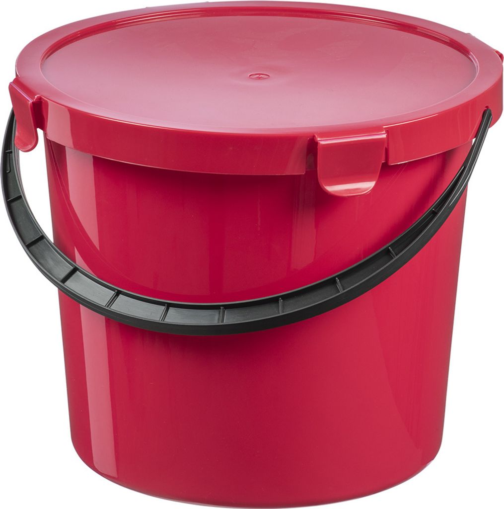 plast team 60790808 Wiadro do nabierania z pokrywką, 10 Zdjęcie produktu 