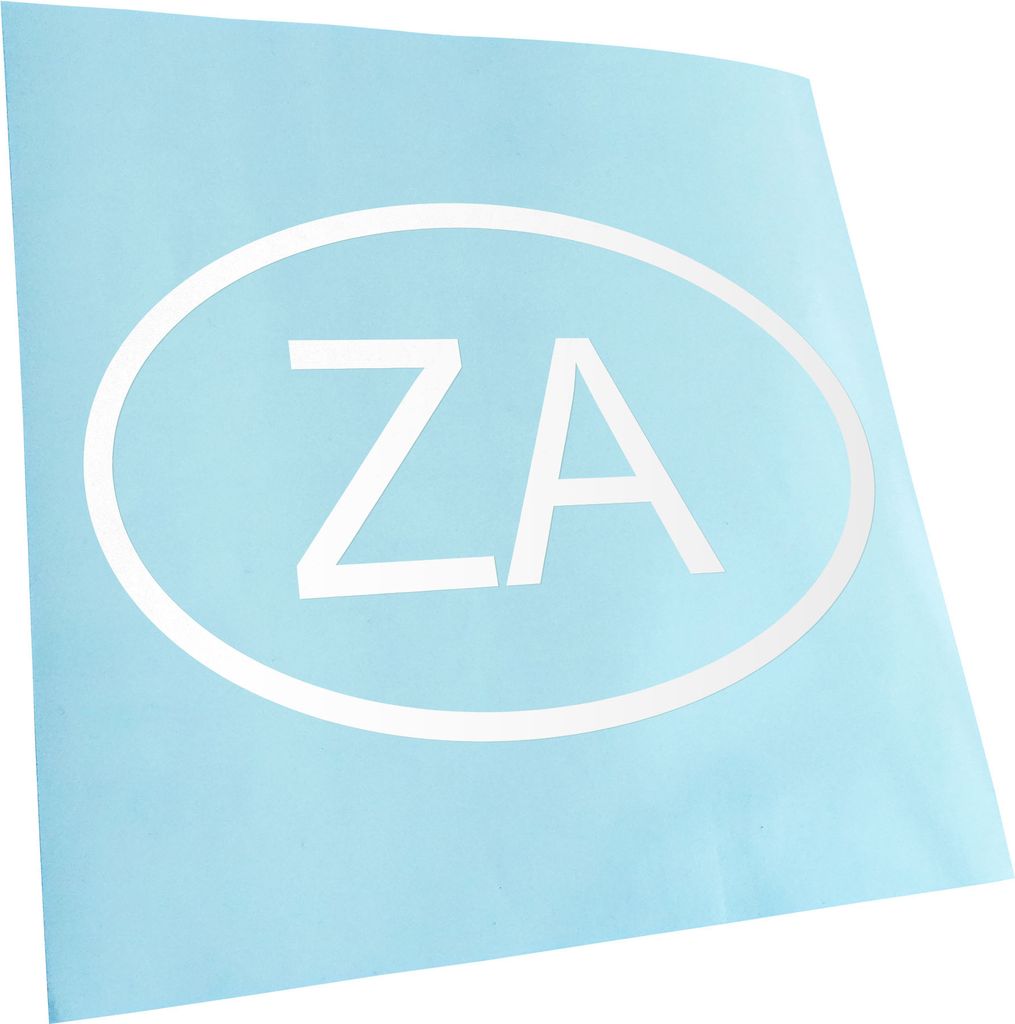 Kiwistar - Autoaufkleber - Südafrika ZA Heckscheibe - Aufkleber für Auto Kfz Fahrrad, LKW, Truck Mofa