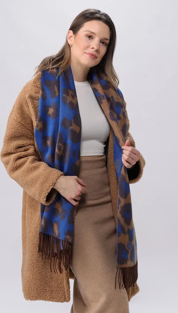 FRAAS sciarpa Leo Scarf Royal Blue - 6