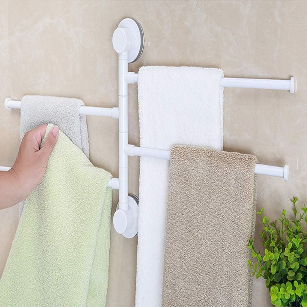 AISINYI Schwenkbarer Handtuchhalter – 3-armig, 40,6 Cm, Platzsparend Für Bad & Küche