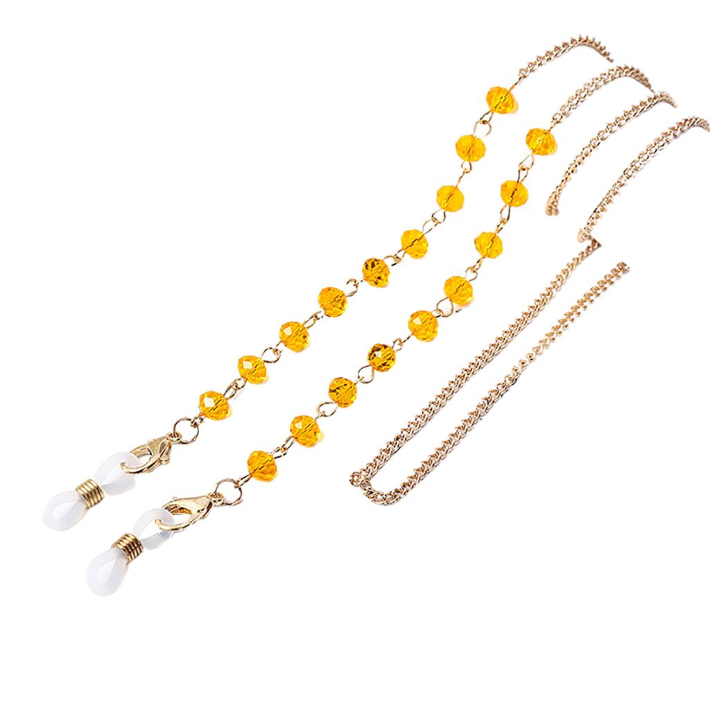 Brillenkette Exquisite multifunktionale Metall-Lesebrillen-Hängekette für Frauen-9