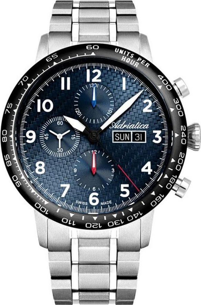 Adriatica Herrenuhr Adriatica Classic Automatik-Chronograph adriatica-A8383.4125ACH
