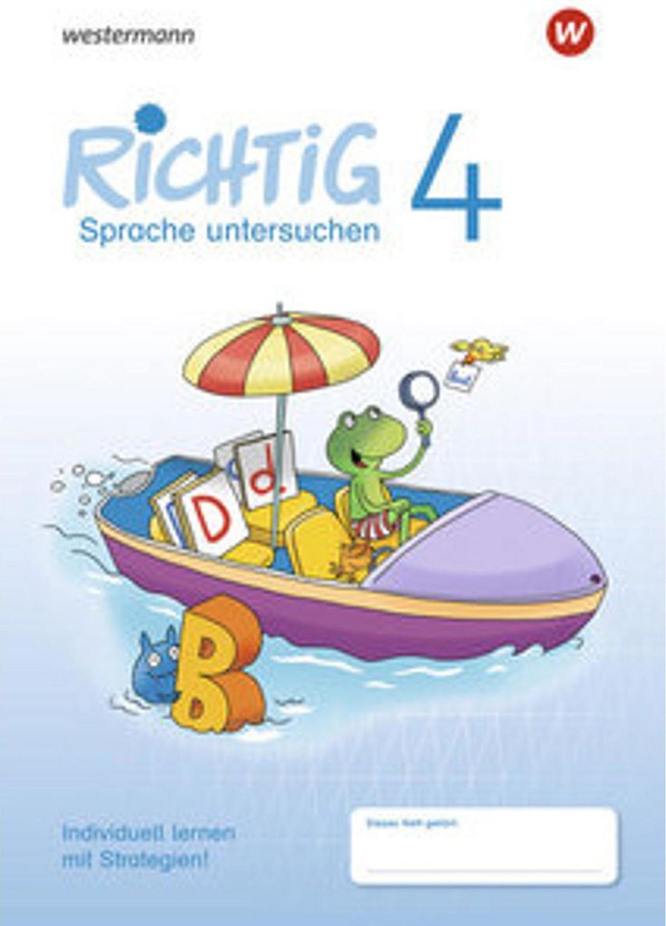 RICHTIG Sprache untersuchen 4. Übungsheft Produktbild 