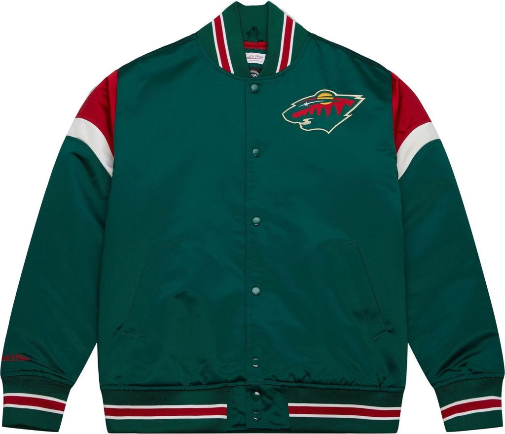 M&N Heavyweight Satin Jacke NHL Minnesota Wild - XXL